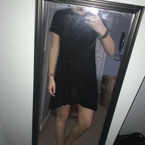 Black t-shirt dress